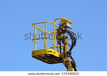 Basket crane workers