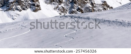 Off-piste skiing - Ski Freeride