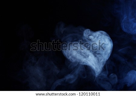 Heart Shaped Plume of Smoke