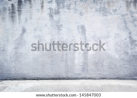 Light Blue Concrete Background including the Floor/Ground