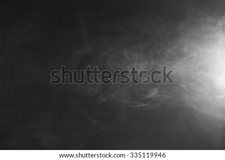 Swirling grey clouds of smoke with intricate fog texture.