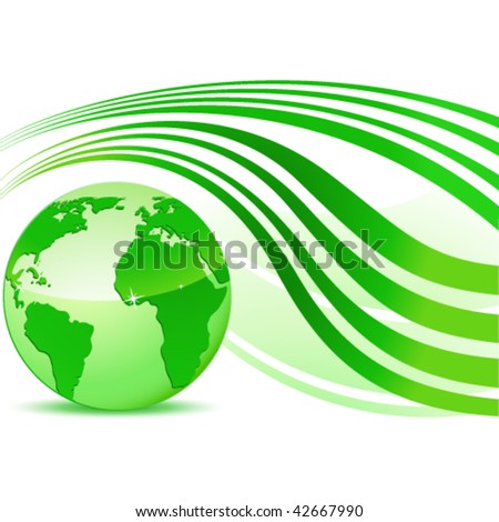 wallpaper earth green. stock vector : green earth -