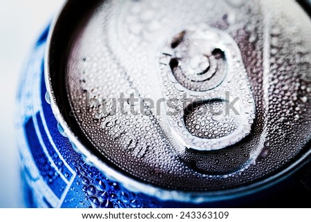 SABAH, MALAYSIA - JANUARY 09, 2015: Can of Pepsi drink isolated on white. Pepsi is carbonated soft drink produced by Pepsi Co. Pepsi was created and developed in 1893