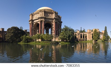 Palace of fine arts, San Francisco, California, USA