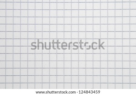 a gray checked background, sheet of paper