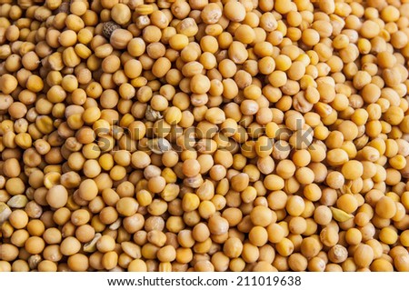 Mustard seeds - close up view, can be used as a background