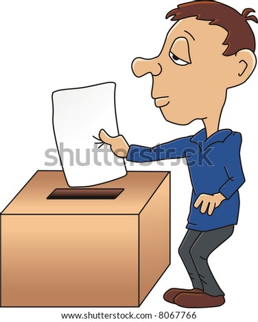 Submitting A Vote Stock Vector 8067766 : Shutterstock Submitting A Vote Stock Vector 8067766 : Shutterstock