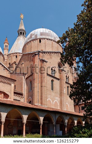 Basilica of Saint Anthony. Religious architecture in Padua Italy.
