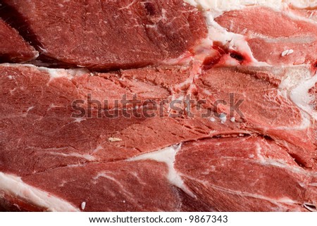 red meat texture