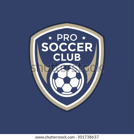 Soccer football badge logo,vector