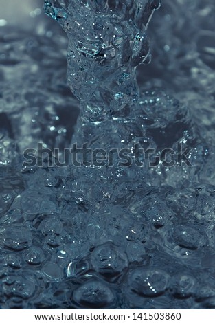 image is blue water to stop motion