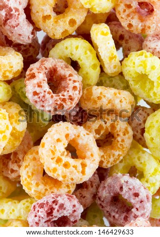 image of the colorful Breakfast cereal