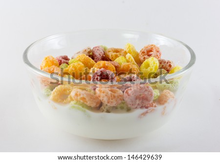 image of the colorful Breakfast cereal