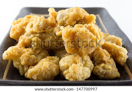 image of the fried Popcorn chicken is a best food