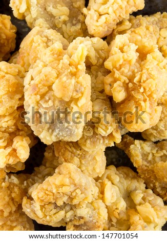 image of the fried Popcorn chicken is a best food
