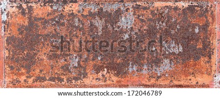 Metal With Rust Is Abstract Background, Texture Is Vintage