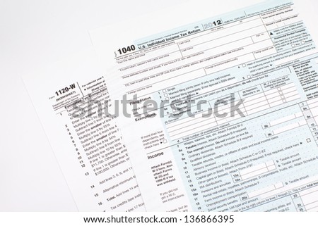 U.S. income tax form