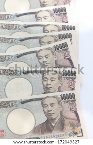 Japanese currency notes , Japanese Yen