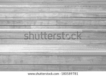close - up Wood Plank Stair Steps