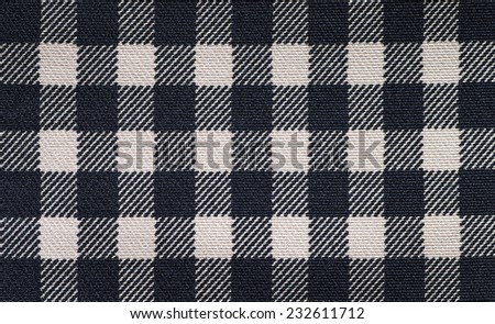 Black and white tablecloth background seamless and texture