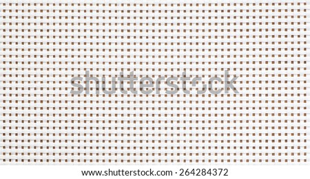 Oriental style white bamboo mat as striped background and texture