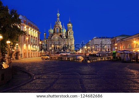 Russia, Saint-Petersburg, Church of the Savior on the Spilled Blood