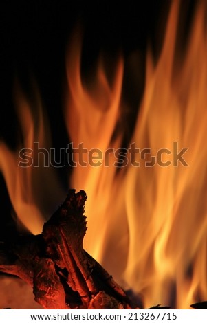Fire and Flame - Hot Color Background -