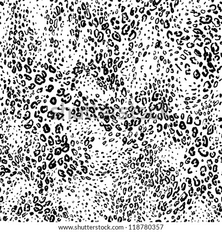 Leopard Seamless Pattern Stock Vector Illustration 118780357 : Shutterstock