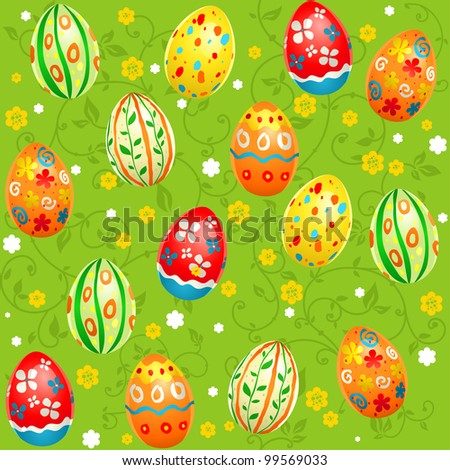 Holiday Easter seamless pattern