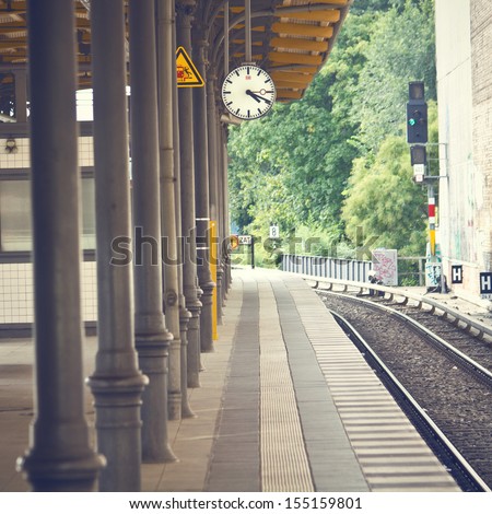 Train Station Background