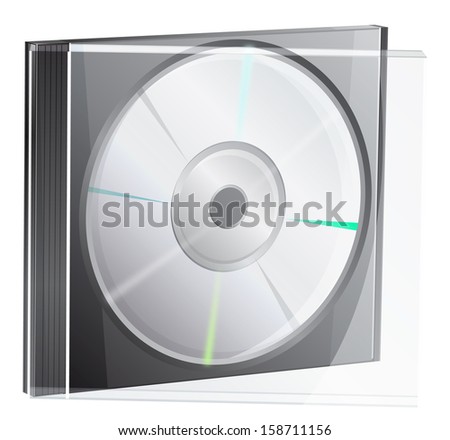 CD With Cover - Illustration