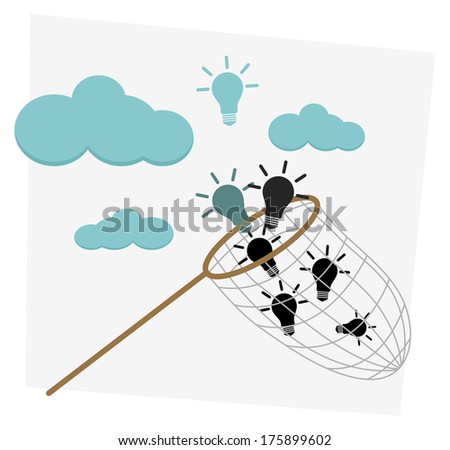 Catching Business Idea - Illustration