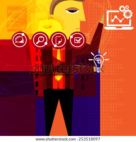 Business Planning Abstract - Stock Image