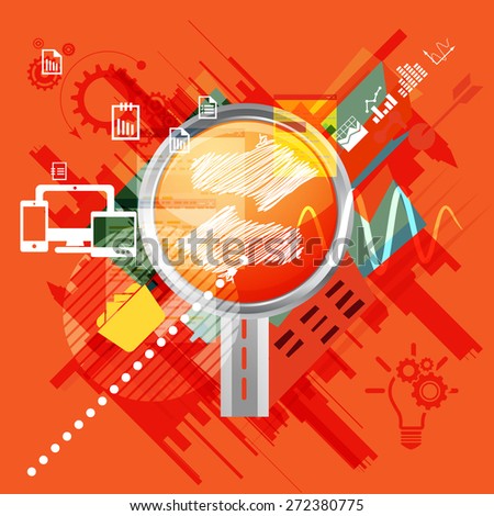 Business Decision Abstract - Illustration