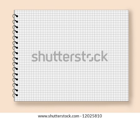 Blank notepad note pad