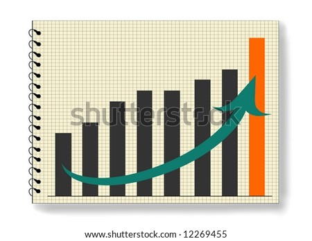 Graph stat statistics diagram increase success