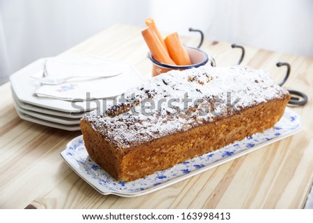 Carrot cake with almond flour