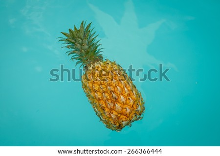 Pineapple in the pool
