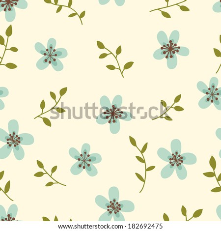 seamless floral pattern flowers texture illustration can seamless floral pattern flowers texture illustration can