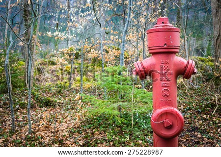 Fire hose water