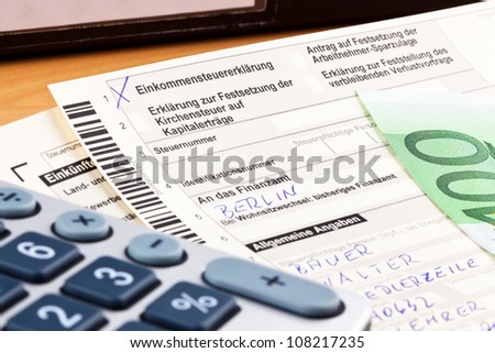 a german tax return for income tax is mandatory.