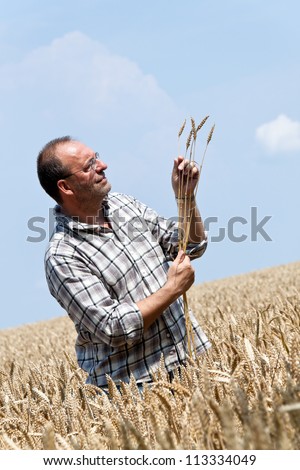 a farmer - farmer in the cereal box.