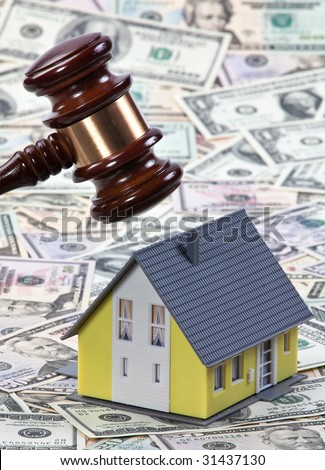 Icon for real estate crisis in houses in America