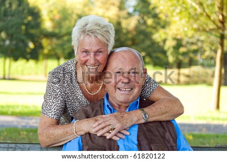 Mature couple in love senior citizens. Portraits of a married couple.