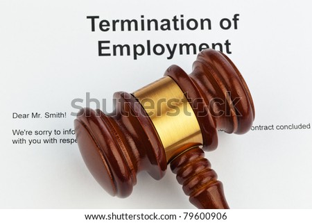 The termination of  an employer (in English).