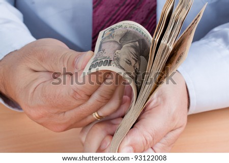 many dollar bills are counted. keep money in your hands