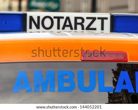 ambulance, vehicle, symbolic photo for rescue, emergency, first aid