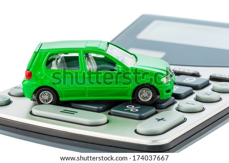 a car is on a calculator. cost of gasoline, wear and insurance. car costs are not paid by commuter tax.