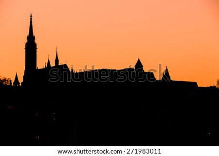 hungary, budapest. the fisherman\'s bastion is one of the landmarks of the city