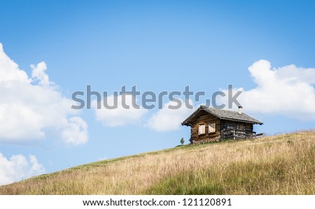 beautiful log cabin in austria